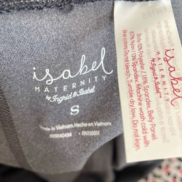 New with tags grey Isabel maternity by Ingrid & isabel maternity leggings size S - Picture 9 of 9